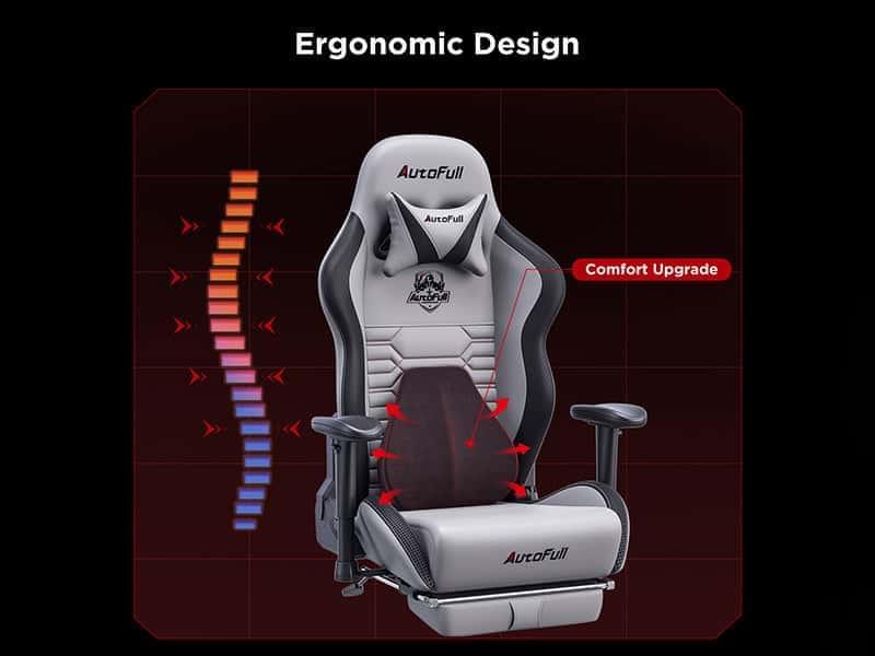 AutoFull C3 Gaming Chair Gray