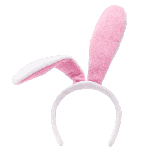 Autofull pink bunny ear