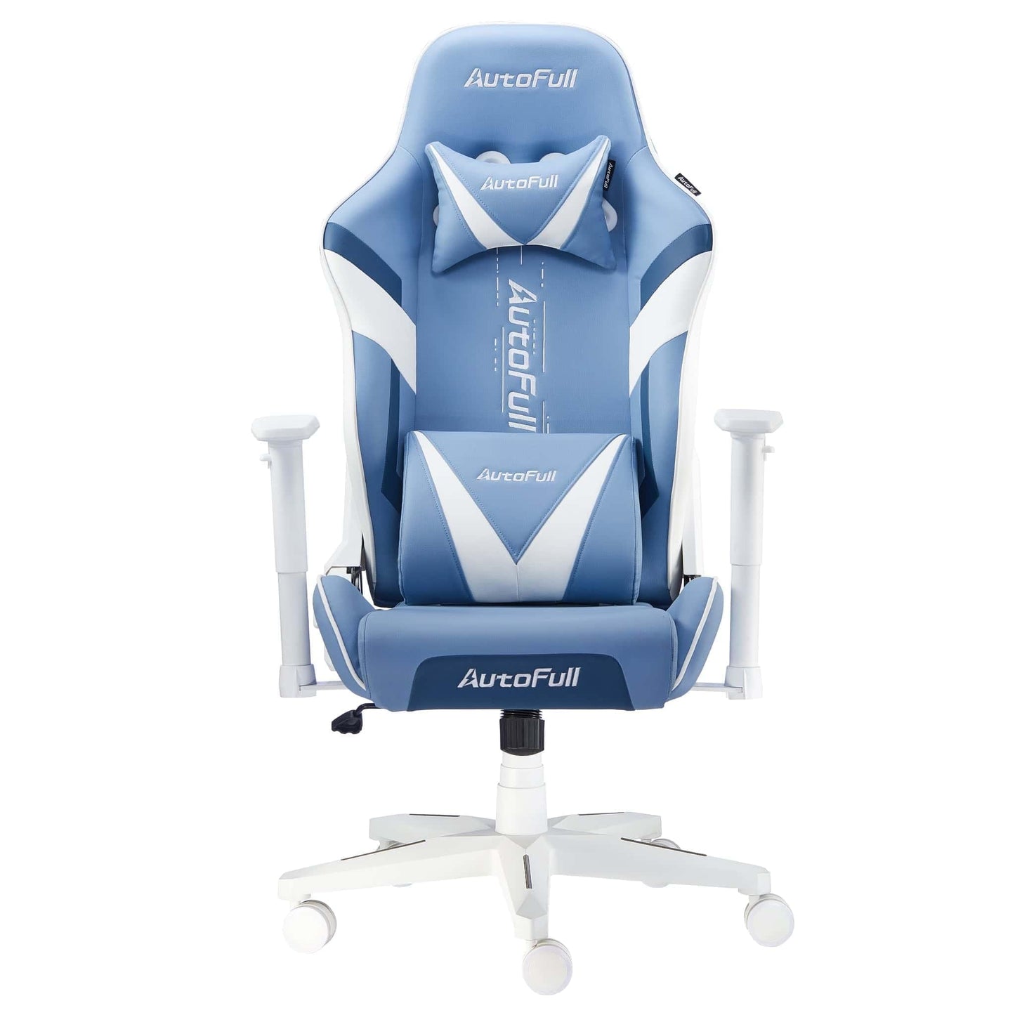 AutoFull Racing Gaming Chair Ice Blue