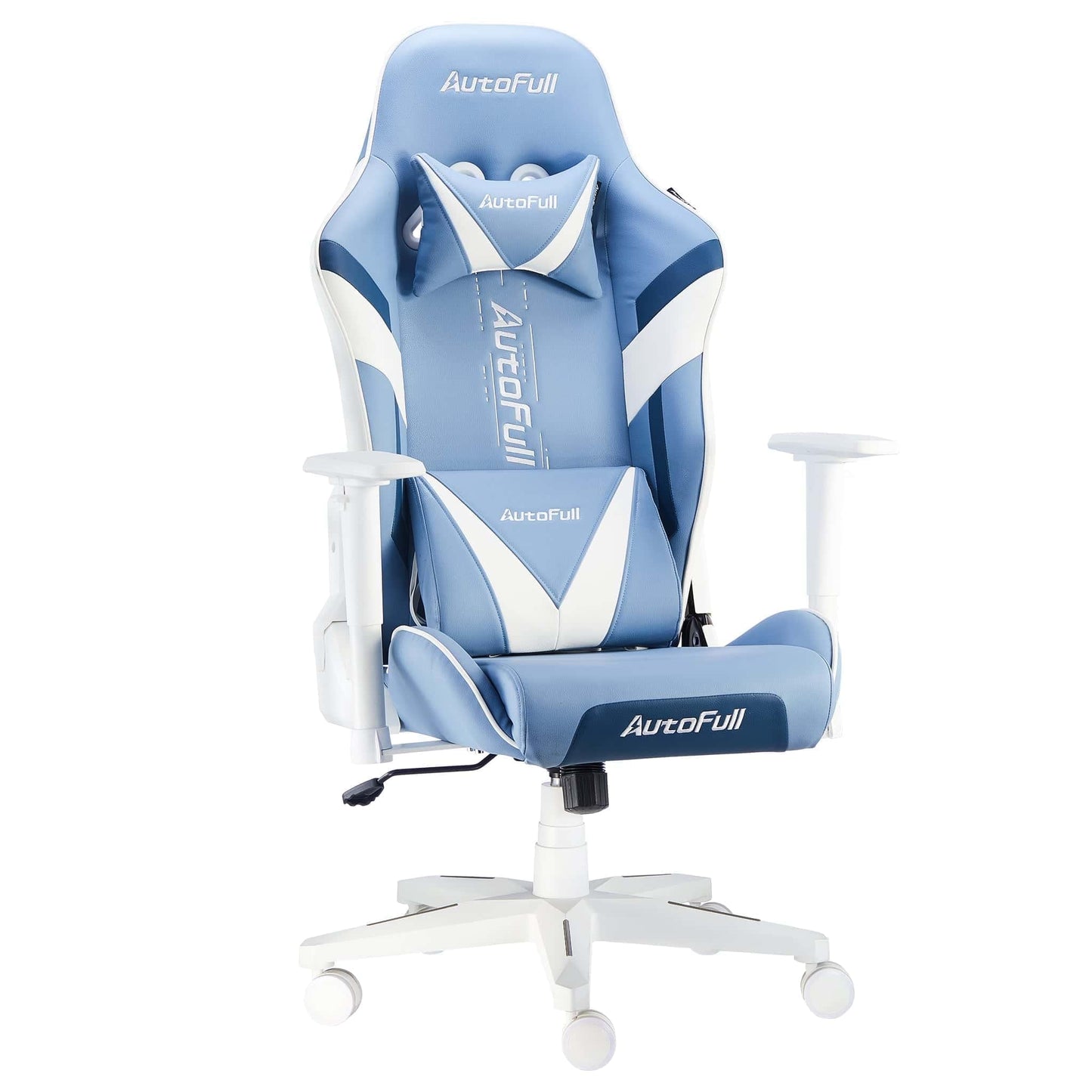 AutoFull Racing Gaming Chair Ice Blue