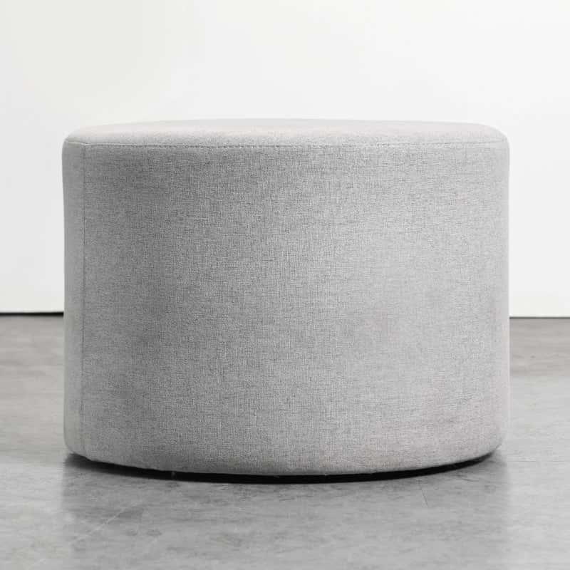 AutoFull Round chair, Plush material, Gray